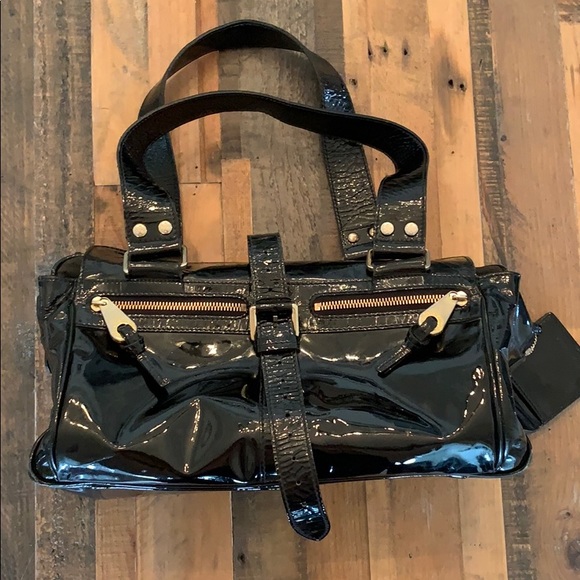 Mulberry Bags Vintage Mulberry Patent Leather Black Bag Poshmark